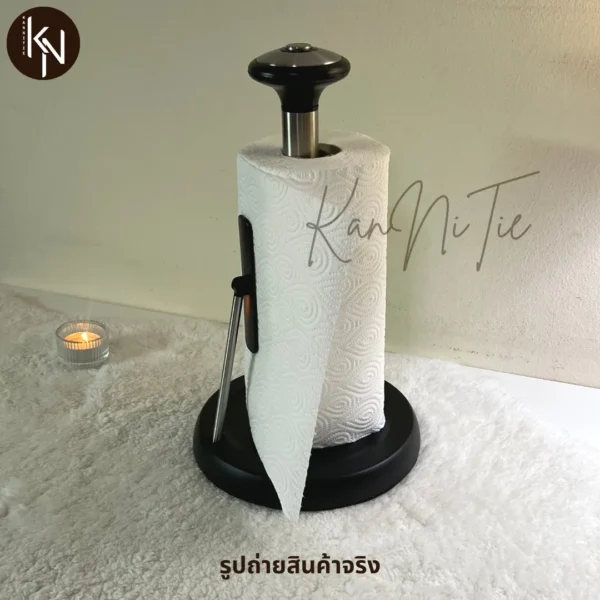 ที่ใส่กระดาษทิชชู่ตั้งโต๊ะสแตนเลสซับน้ำมันทำอาหารสำหรับบ้านโรงแรมคาเฟ่ร้านอาหาร Counter top Simply Kitchen Tissue Holder for cooking for hotel resort cafe restaurant